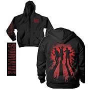 Walking Dead Survive Silhouette Black Zip-Up Hoodie